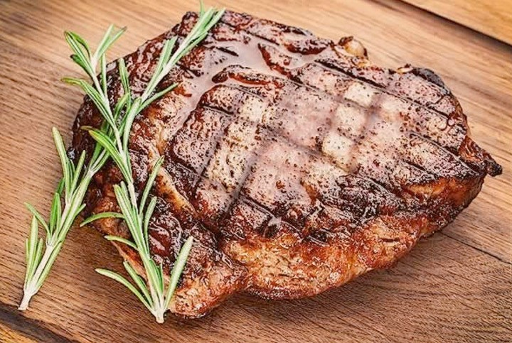 Grill marks on steak sale
