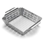 Weber 9.5-Inch Stainless Steel Deluxe Small BBQ Grilling Basket